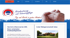Desktop Screenshot of akd-heimbeatmung.de